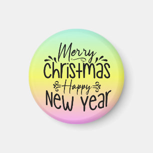 Aimant Joyeux Noël Bonne année T-shirt