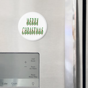 Aimant Joyeux Noël bougie Police