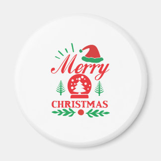 Aimant Joyeux Noël d'Art de Noël