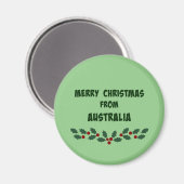 Aimant Joyeux Noël d'Australie (Recto/Verso)
