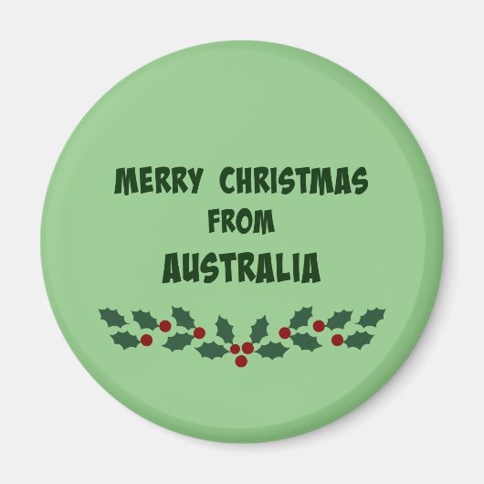 Aimant Joyeux Noël d'Australie (Devant)