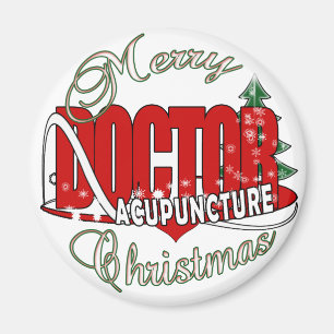 AIMANT JOYEUX NOËL DE DOCTEUR ACUPUNCTURE