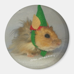 Aimant Joyeux Noël de mandrin Elf