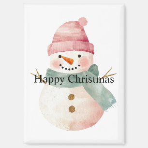 Aimant Joyeux Noël de Snowman