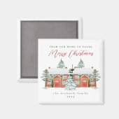 Aimant Joyeux Noël de vos voisins (Recto/Verso)