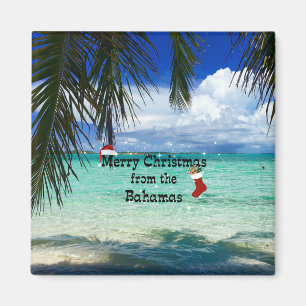 Aimant Joyeux Noël des Bahamas