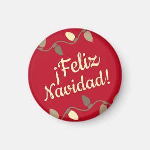 Aimant Joyeux Noël espagnol Feliz Navidad