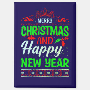 Aimant Joyeux Noël Et Joyeux Nouvel An-61064