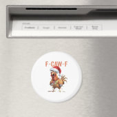 Aimant Joyeux Noël F Caw F Design Rétro Cool (In Situ (Lave-vaisselle))