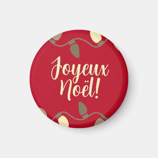 Aimant Joyeux noël français (Devant)