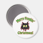 Aimant Joyeux Noël Freakin (Recto/Verso)