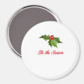 Aimant Joyeux Noël Gui (Recto/Verso)