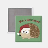 Aimant Joyeux Noël! Hérisson (Recto/Verso)