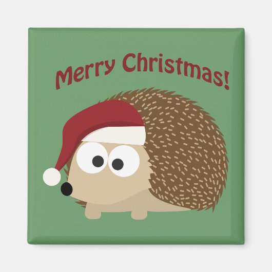 Aimant Joyeux Noël! Hérisson (Devant)