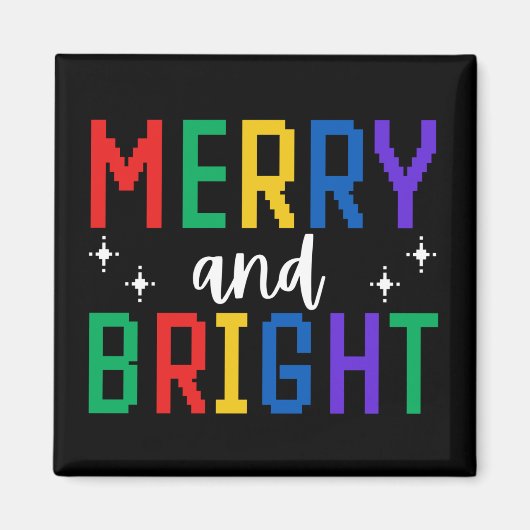 Aimant Joyeux Noël Lumineux (Devant)