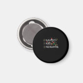 Aimant Joyeux Noël | Naughty Nice Programmer (Recto/Verso)
