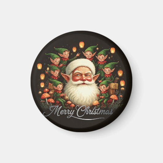 Aimant Joyeux Noël Père Noël (Devant)
