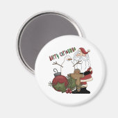 Aimant Joyeux Noël Père Noël (Recto/Verso)