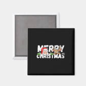 Aimant Joyeux Noël Père Noël (Recto/Verso)