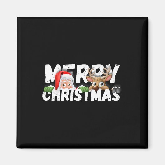 Aimant Joyeux Noël Père Noël (Devant)