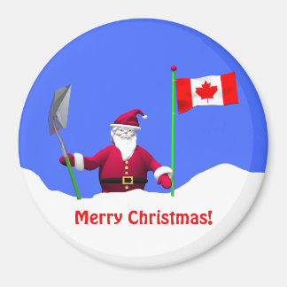 Aimant Joyeux Noël Père Noël au Canada