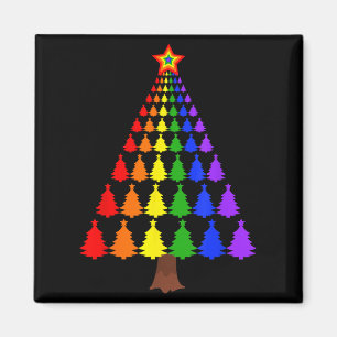 Aimant Joyeux Noël Père Noël Humain Lgbt Gay Pride Drapea