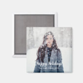 Aimant Joyeux Noël personnalisable (Recto/Verso)