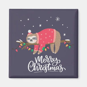 Aimant Joyeux Noël Sloth