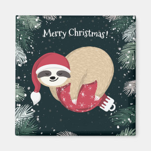 Aimant Joyeux Noël Sloth Orament