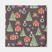 Aimant Joyeux Noël Slothmas Jote Noël (Devant)