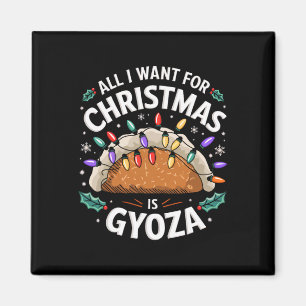 Aimant Joyeux Noël Tout Ce Que Je Veux Pour Noël Gyoza Ho