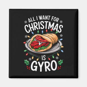 Aimant Joyeux Noël Tout Ce Que Je Veux Pour Noël Gyro Hom