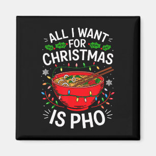 Aimant Joyeux Noël Tout ce que je veux pour Noël Pho Homm
