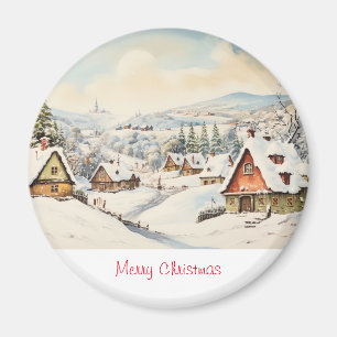 Aimant Joyeux Noël vintage