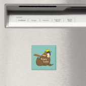 Aimant Joyeux Oeuf Chocolat Sparrow à Pâques (In Situ (Lave-vaisselle))