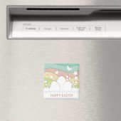 Aimant Joyeux oeufs pastel de Pâques (In Situ (Lave-vaisselle))