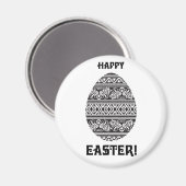 Aimant Joyeux Pâques (Recto/Verso)