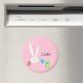 Aimant Joyeux Pâques mignonne lapin OEufs de Pâques Fête  (In Situ (Lave-vaisselle))