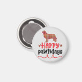 Aimant Joyeux Pawlidays | Jeu de mots amusant (Recto/Verso)