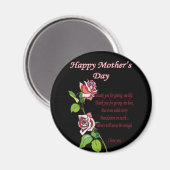 Aimant Joyeux poème de la fête des mères (Recto/Verso)