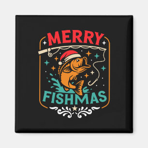 Aimant Joyeux Poissons B Poisson Noël Doux moche Noël