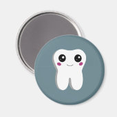 Aimant Joyeux sourire Dental Tooth Cute (Recto/Verso)