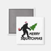 Aimant Joyeux squatchmas (Recto/Verso)