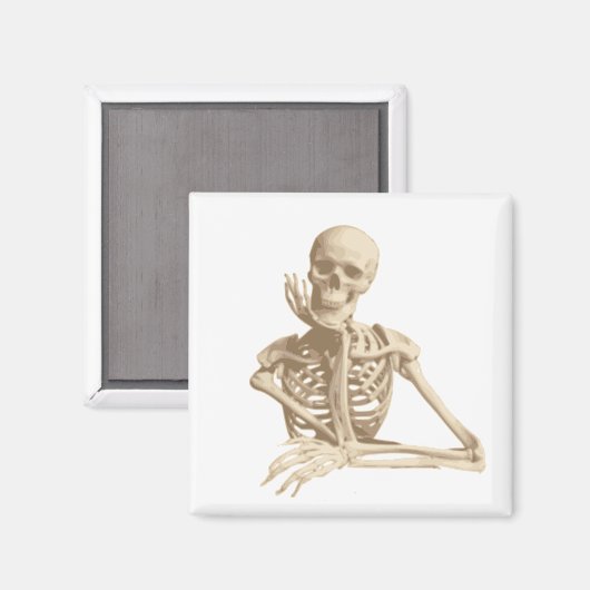 Aimant Joyeux squelette (Recto/Verso)