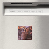 Aimant Joyeux Tau, Lion Cub souriant (In Situ (Lave-vaisselle))