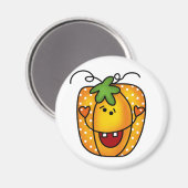 Aimant Joyeux tee-shirts et cadeaux Jack-o'-lantern (Recto/Verso)