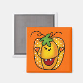 Aimant Joyeux tee-shirts et cadeaux Jack-o'-lantern (Recto/Verso)