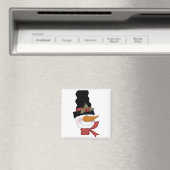 Aimant Joyeux tee-shirts et cadeaux Snowman (In Situ (Lave-vaisselle))