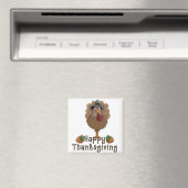 Aimant Joyeux thanksgiving dinde (In Situ (Lave-vaisselle))