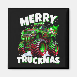 Aimant Joyeux Truckmas Camion Enfants & Garçons Noël